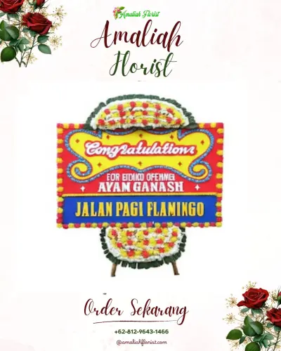 Bunga Papan Congratulation di Ganggawang